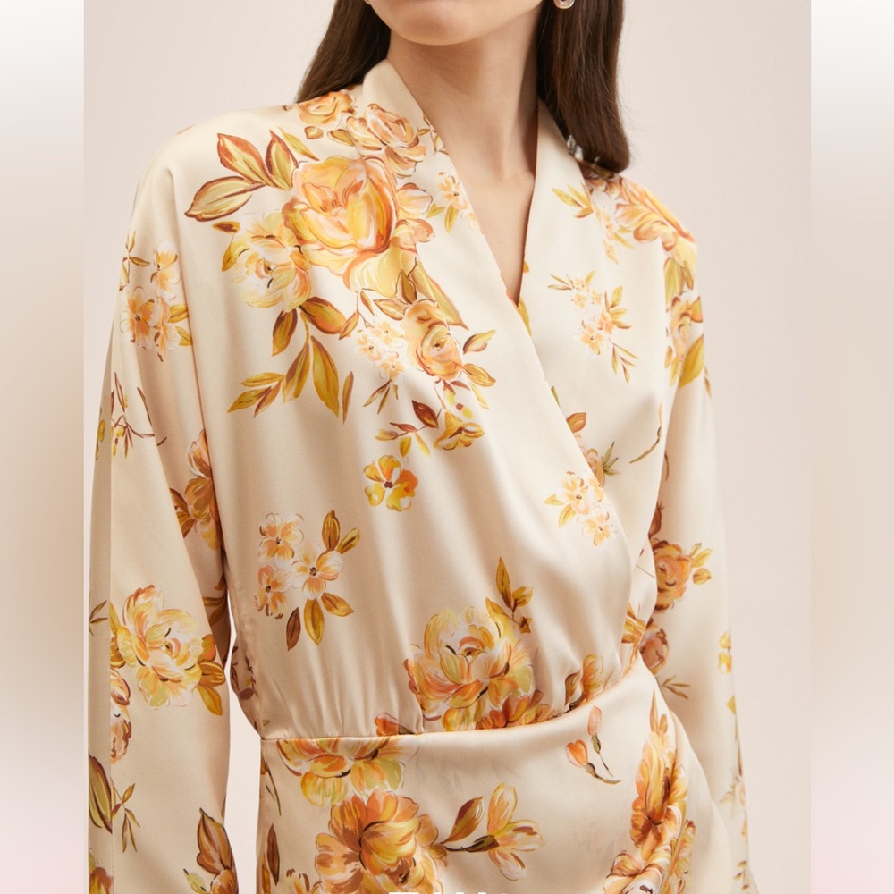 MANGO FLORAL PRINT DRESS. - Picture 3 of 16